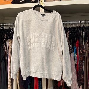 The Bar Light Gray Women's Sweatshirt